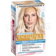 Краска для волос Excellence Pure Blonde 01 Супер-осветляющий русый натуральный