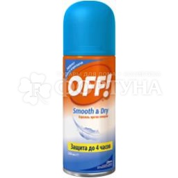 Аэрозоль OFF! Smooth&Dry 100 мл от комаров