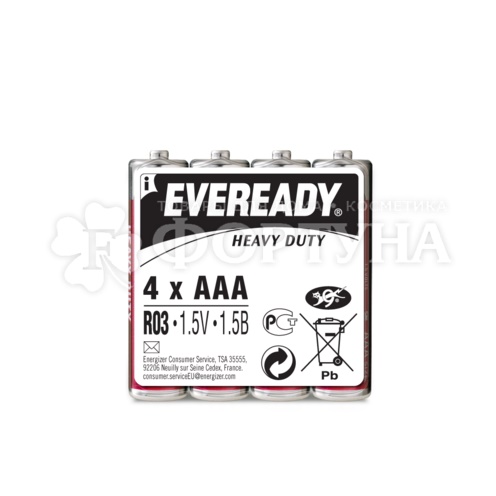 Батарейка Eveready 4 шт HD ААА R03