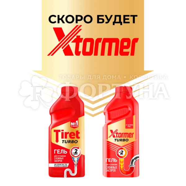 Чистящее средство Tiret Turbo 500 мл Для загрязнений и канализации