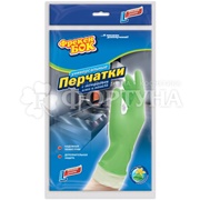 Перчатки Фрекен Бок 1 пара для мытья посуды Алоэ+ваниль размер L