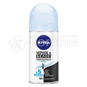 Дезодорант роликовый Nivea 50 мл Невидимая защита для черного и белого (Pure)
