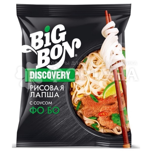 Лапша быстрого приготовления BIGBON 65 г рисовая по-вьетнамски Фо Бо