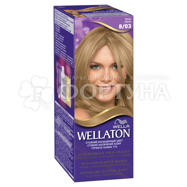 Краска для волос Wellaton Maxi Single 8/03 Ясень