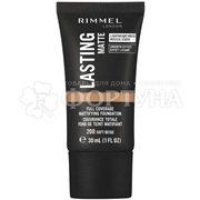 Тональный крем Rimmel Lasting Matte 30 мл т.200
