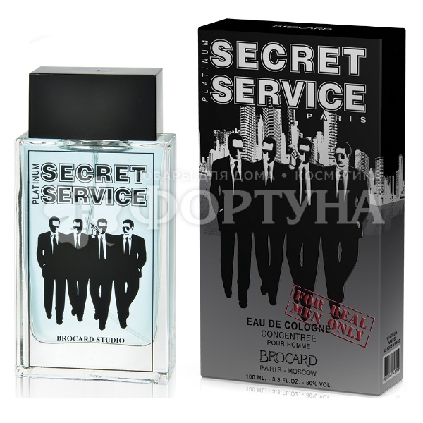 Одеколон Brocard 100 мл Secret Service Platinum