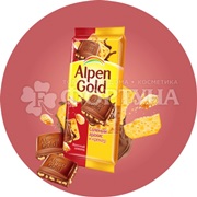 Шоколад Alpen Gold 85 г соленый арахис и крекер
