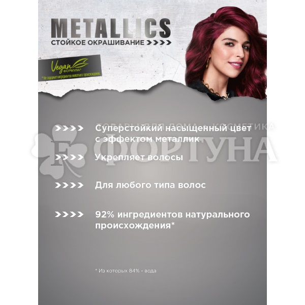 Краска для волос Got2b Metallics M68 Темный рубин