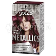 Краска для волос Got2b Metallics M68 Темный рубин