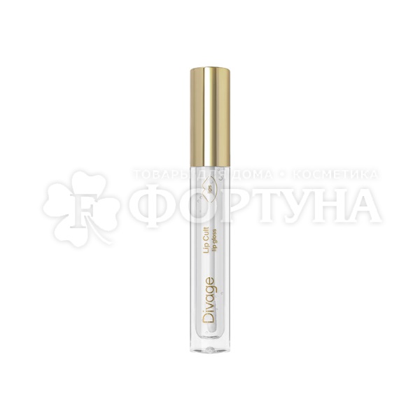 Блеск для губ Divage Lip Cult 01 Прозрачный