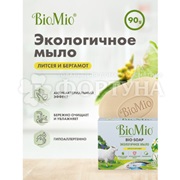 Туалетное мыло BioMio 90 г Листея и бергамот