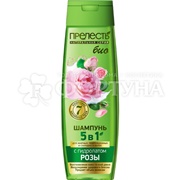 Шампунь Прелесть Bio 400 мл С гидролатом розы 5в1