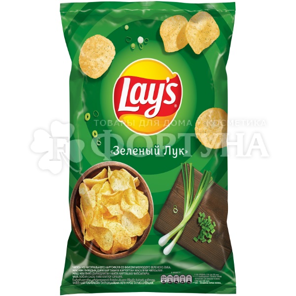 Чипсы Lays 90 г Зеленый лук