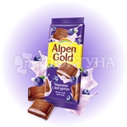 Шоколад Alpen Gold 90 г черника-йогурт