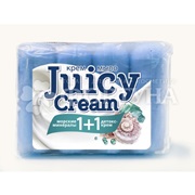 Туалетное мыло Juicy Cream 4*90 г Морские минералы и Детокс
