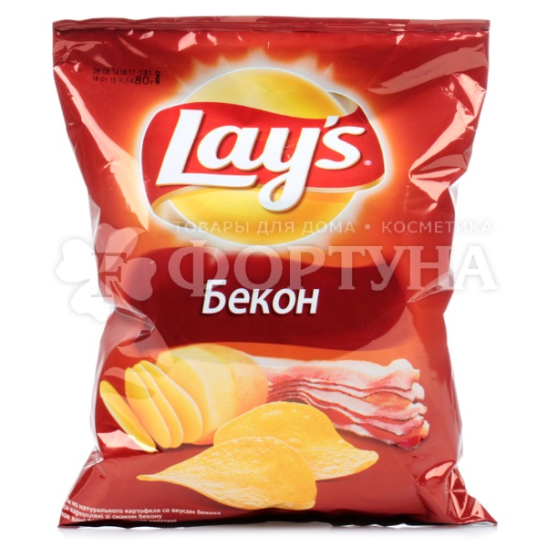 Чипсы Lays 80 г Бекон купить в интернет-магазине Фортуна