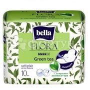 Прокладки Bella Panty Flora 10 шт Зеленый чай критические