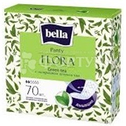 Прокладки Bella Panty Flora 70 шт Зеленый чай ежедневные