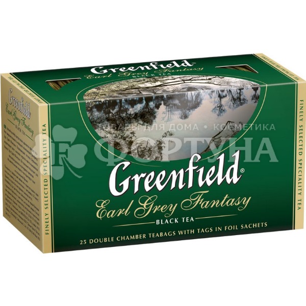 Чай Greenfield 25 пакетов Earl Grey Fantasy