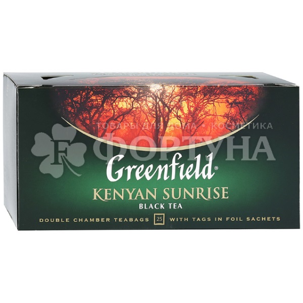 Чай Greenfield 25 пакетов Kenyan Sunrise