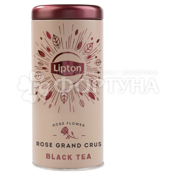Чай Lipton 75 г черный листовой ''Grand Crus Rose''