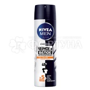 Дезодорант аэрозольный Nivea Men 150 мл невидимая защита для черного и белого Extra