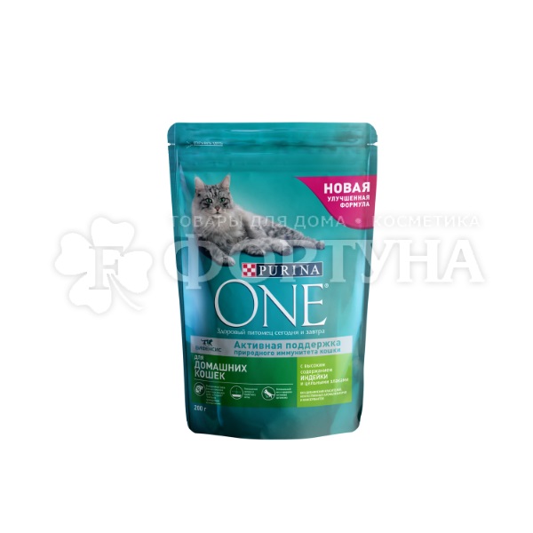 Корм для животных Purina ONE 200 г индейка и цельные злаки