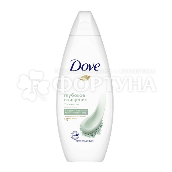 Крем-гель для душа Dove 250 мл Зеленая глина