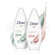 Крем-гель для душа Dove 250 мл Зеленая глина