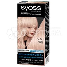 Краска для волос Syoss Color 10-53 Розовое золото
