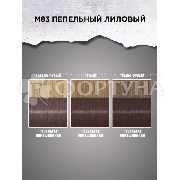 Краска для волос Got2b Metallics M83 Пепельный лиловый