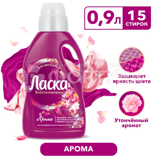 Гель для стирки Ласка 900 мл Арома уход