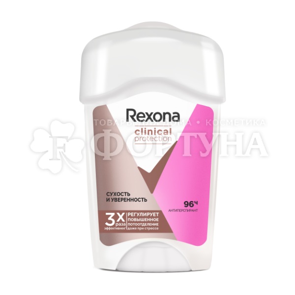 Дезодорант кремовый Rexona Clinical Protection 45 мл Сухость и уверенность