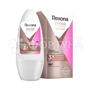Дезодорант роликовый Rexona Clinical Protection 50 мл Сухость и уверенность
