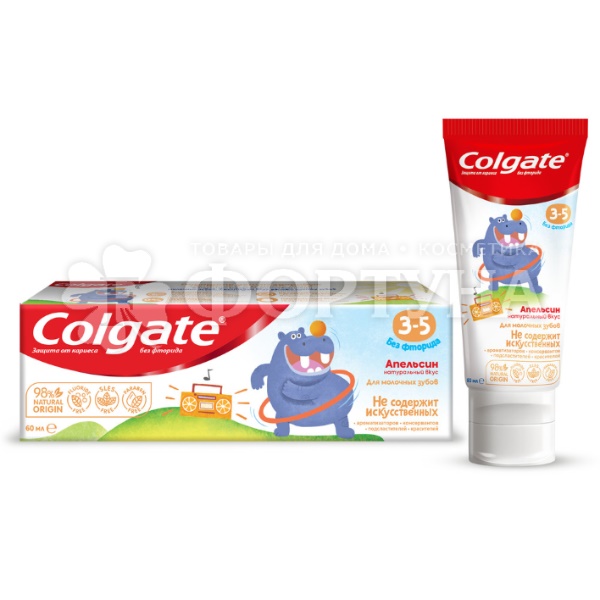 Зубная паста Colgate 60 мл 3-5 лет без фторида Детская