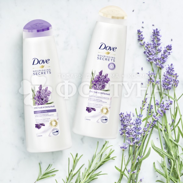 Шампунь Dove 380 мл Густые и сильные