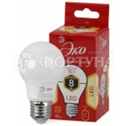 Лампа Эра Эко  светодиодная LED А55 8Вт 2700К Е27