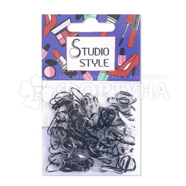 Резинка для волос Studio Style 100 шт мини артикул 45895