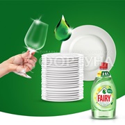 Моющее средство для посуды Fairy Pure&Clean 650 мл Бергамот и имбирь
