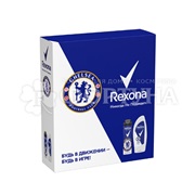 Набор Rexona Men Champions мужской  (гель для душа 250 мл + дезодорант спрей 150 мл)