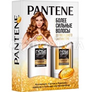 Набор Pantene Pro V Густые и крепкие (шампунь 250 мл + бальзам для волос 200 мл)