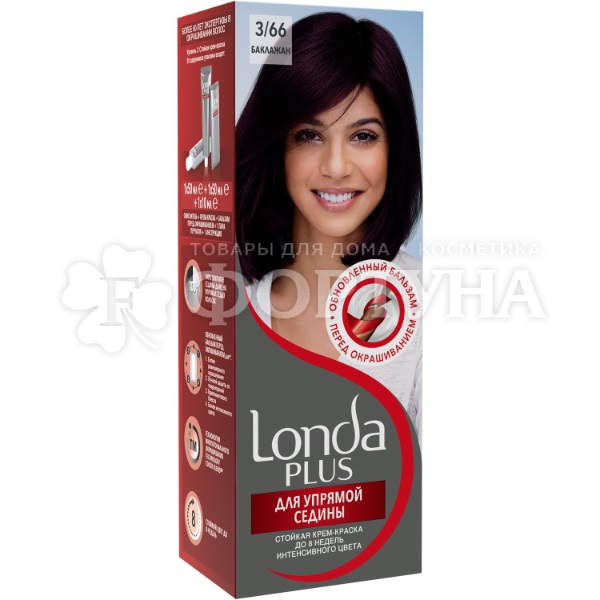Краска для волос Londa Plus 3/66 Баклажан