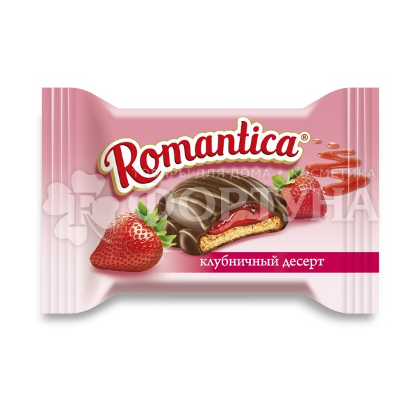 Десерт Славянка 1 кг ''Romantica'' клубничный десерт