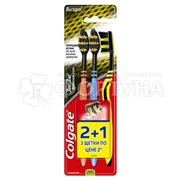 Зубная щетка Colgate Зигзаг с древесным углем 2+1