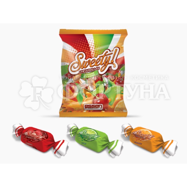 Конфеты Essen Production. AG 1 кг Набор жевательных конфет Sweety!