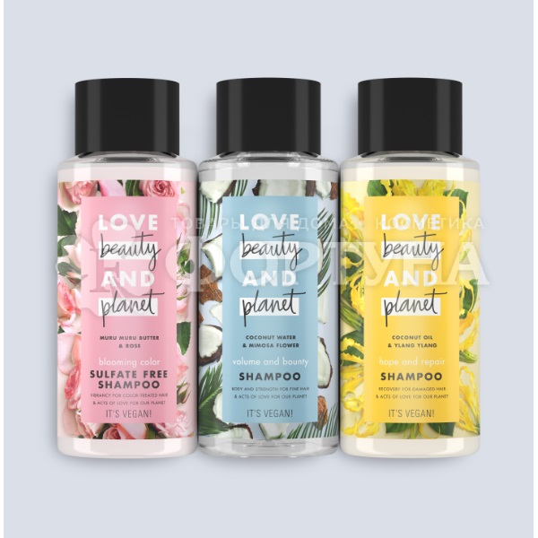 Шампунь Love Beauty&Planet 400 мл Объем
