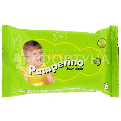 Салфетки влажные Pamperino 15 шт детские