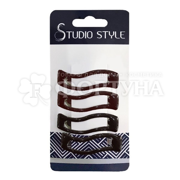 Украшение Studio Style 4 шт для волос зажим волна артикул 45343