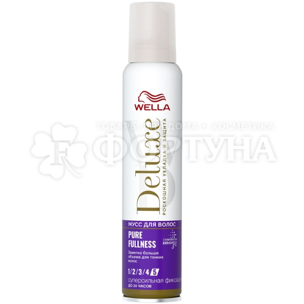 Мусс для волос Wella Deluxe 200 мл Pure Fullness