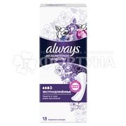 Прокладки Always 18 шт Незаметная защита экстра ежедневные